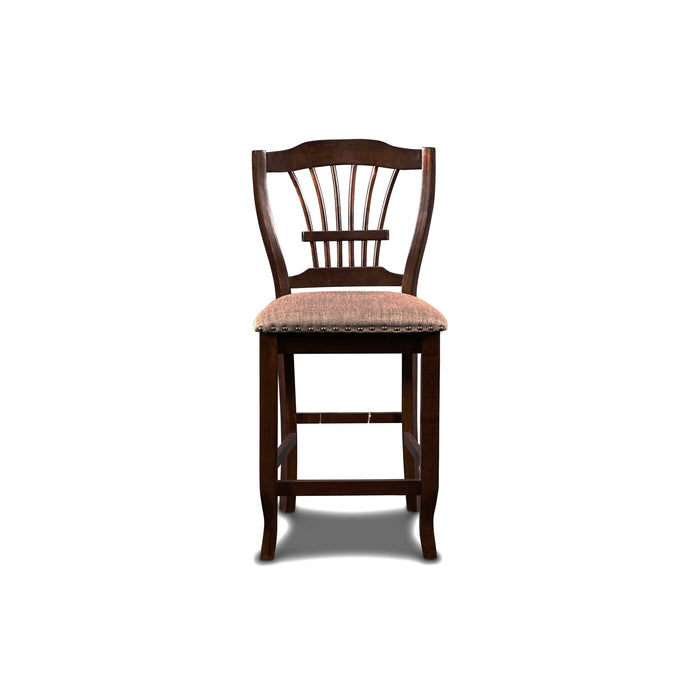 BIXBY  COUNTER  CHAIR (2 PER CARTON)-ESPRESSO