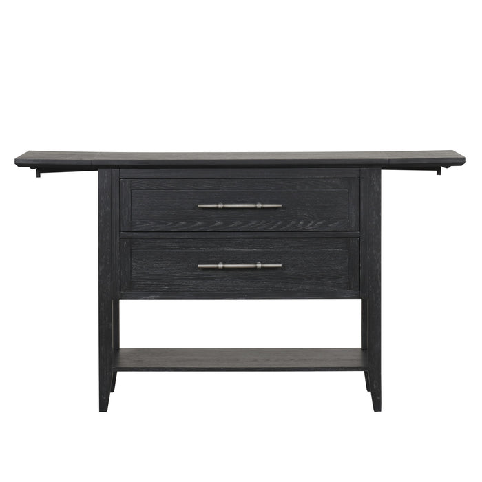 SABLE CREST DROP LEAF SERVER-BLACK