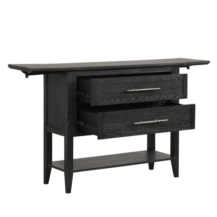 SABLE CREST DROP LEAF SERVER-BLACK