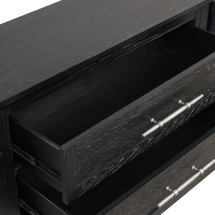 SABLE CREST DROP LEAF SERVER-BLACK