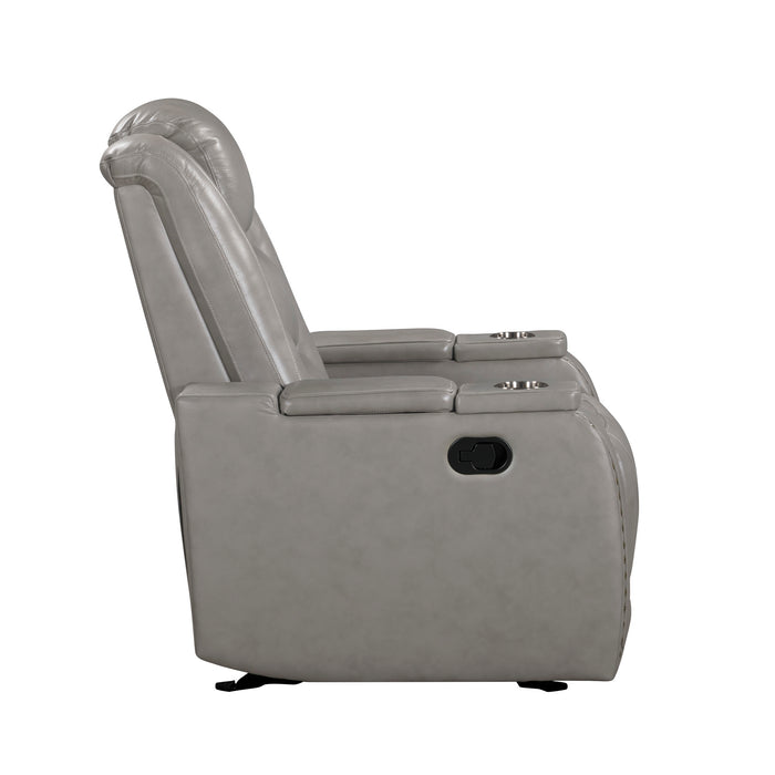 BRECKENRIDGE II GLIDER RECLINER-LT GRAY