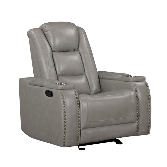 BRECKENRIDGE II GLIDER RECLINER-LT GRAY