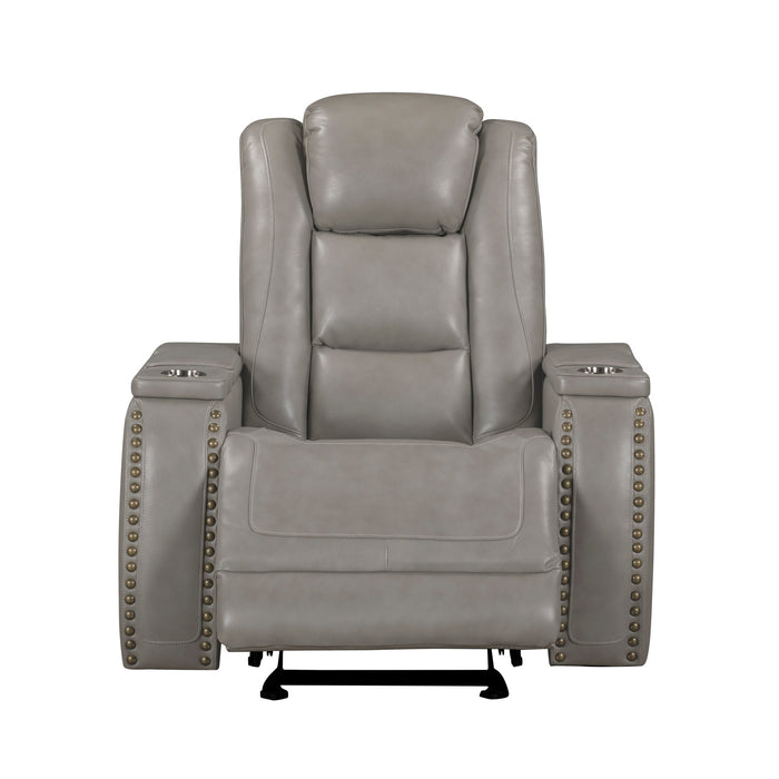 BRECKENRIDGE II GLIDER RECLINER-LT GRAY