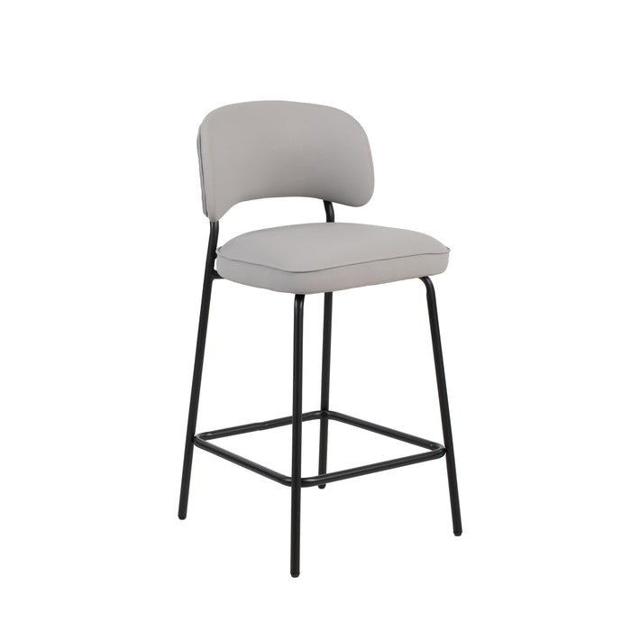 BLYTHE IVORY VEGAN LEATHER COUNTER CHAIR (2 PER CARTON)