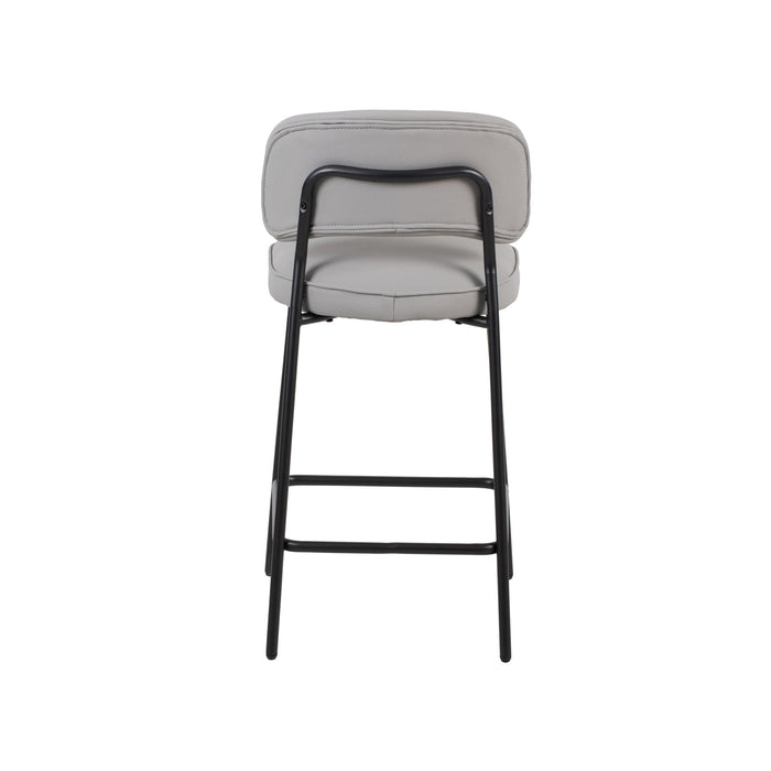 BLYTHE IVORY VEGAN LEATHER COUNTER CHAIR (2 PER CARTON)