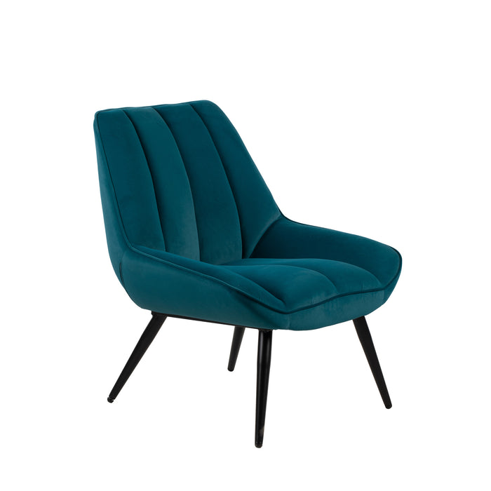 ASTRID GREEN VELVET ACCENT CHAIR