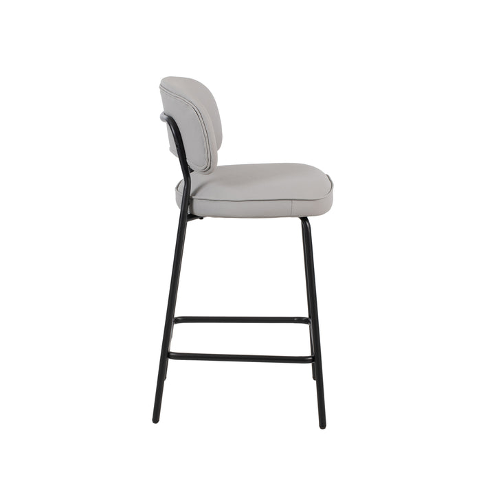 BLYTHE IVORY VEGAN LEATHER COUNTER CHAIR (2 PER CARTON)