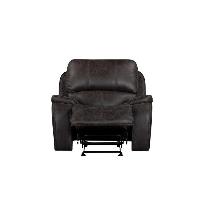 BROOKINGS GLIDER RECLINER-CHARCOAL