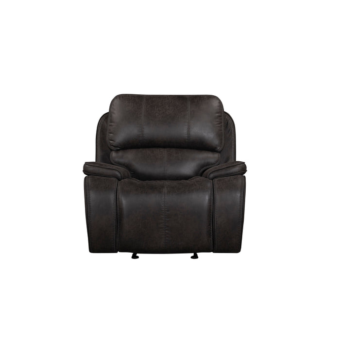 BROOKINGS GLIDER RECLINER-CHARCOAL