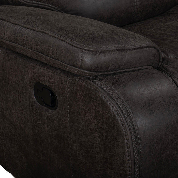 BROOKINGS GLIDER RECLINER-CHARCOAL