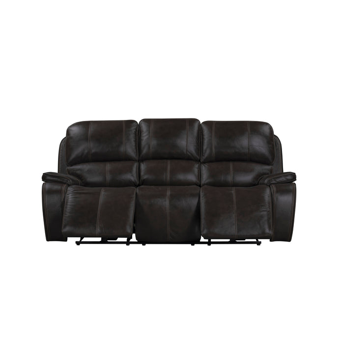 BROOKINGS  SOFA W/DUAL RECLINER-CHARCOAL