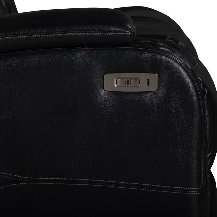 ORION II LAF SOFA W/PWR FR & HR-BLACK