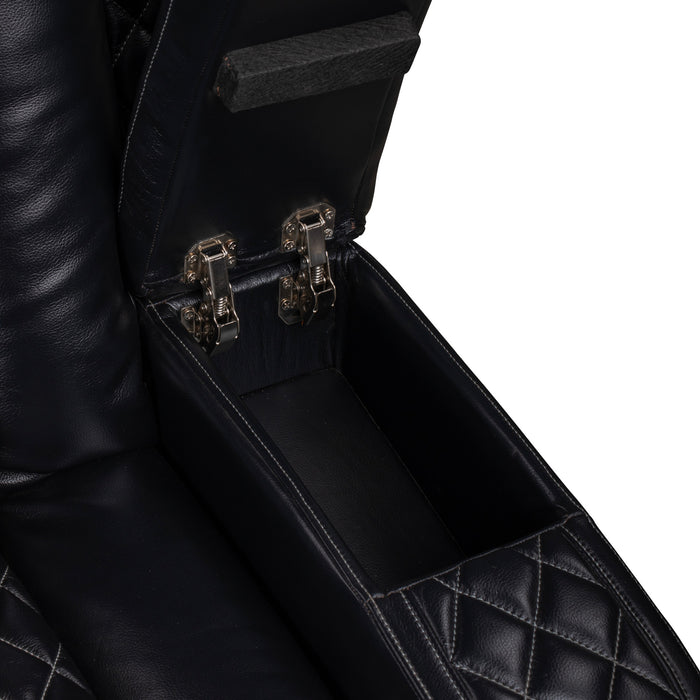 ORION II LAF SOFA W/PWR FR & HR-BLACK