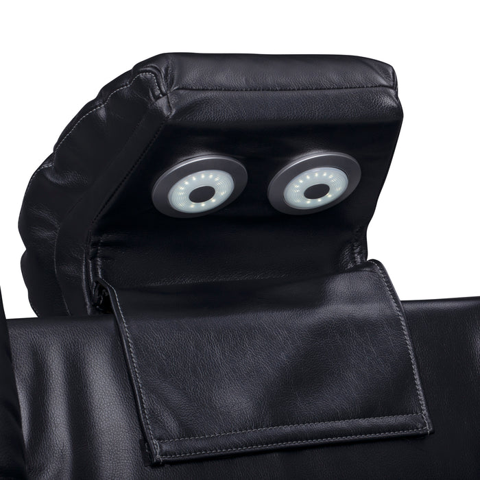 ORION II LAF SOFA W/PWR FR & HR-BLACK