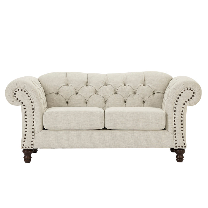 WHITMORE LOVESEAT -KHAKI BEIGE