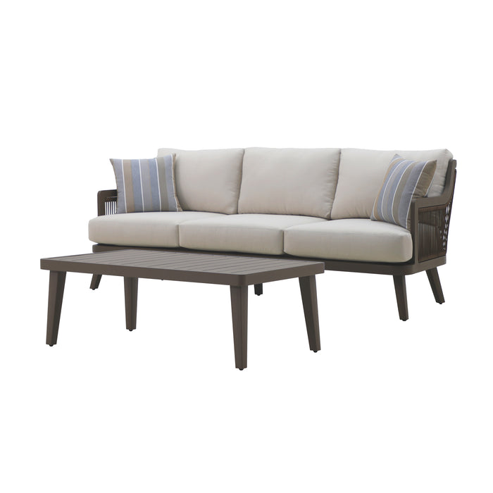 GENOVA OUTDOOR - 2PCS (SOFA, COFFEE TABLE)