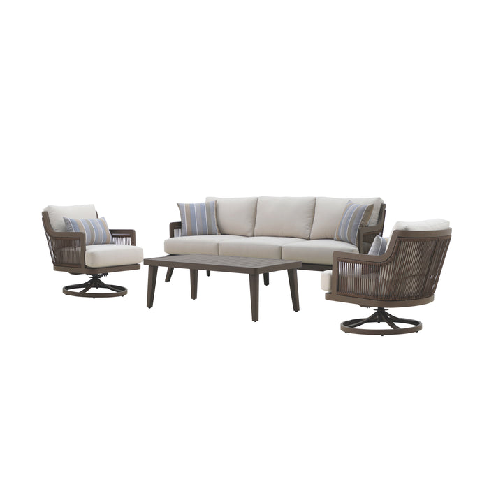 GENOVA OUTDOOR - 4PCS (SOFA / 2 CHAIRS / CT)