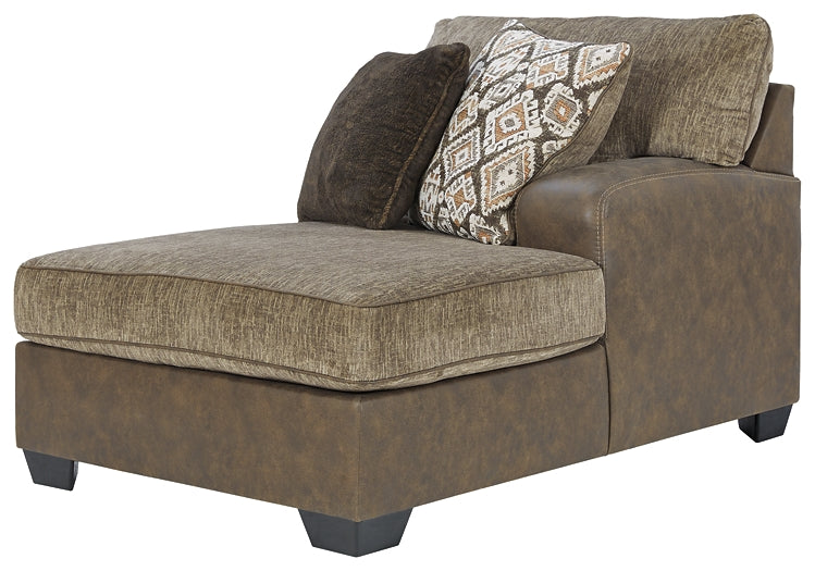 Abalone 3-Piece Sectional with Ottoman JR Furniture Store