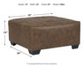 Abalone Oversized Accent Ottoman JR Furniture Store