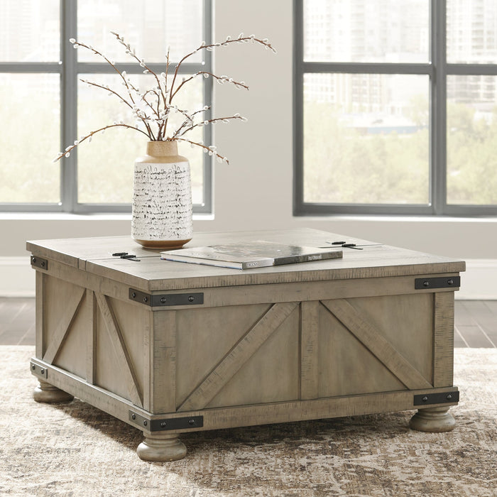 Aldwin Cocktail Table with Storage JR Furniture Store