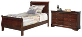 Alisdair Twin Sleigh Bed with Dresser JR Furniture Store