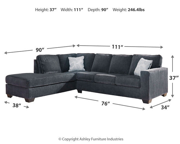 Altari 2-Piece Sectional with Chaise JR Furniture Store
