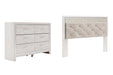 Altyra King Panel Headboard with Dresser JR Furniture Store