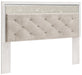 Altyra King Panel Headboard with Mirrored Dresser and Chest JR Furniture Store