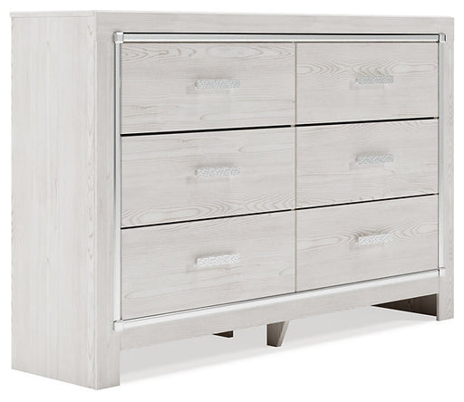 Altyra Twin Panel Bed with Dresser JR Furniture Store