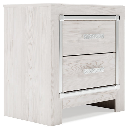 Altyra Two Drawer Night Stand JR Furniture Store