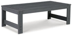 Amora Outdoor Coffee Table with 2 End Tables JR Furniture Store