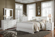 Anarasia Queen Sleigh Bed with Mirrored Dresser, Chest and 2 Nightstands JR Furniture Store