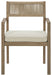 Aria Plains Arm Chair With Cushion (2/CN) JR Furniture Store