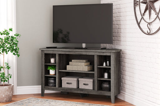 Arlenbry Corner TV Stand/Fireplace OPT JR Furniture Store