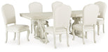 Arlendyne Dining Table and 6 Chairs JR Furniture Store