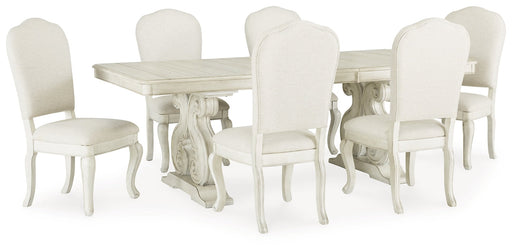 Arlendyne Dining Table and 6 Chairs JR Furniture Store