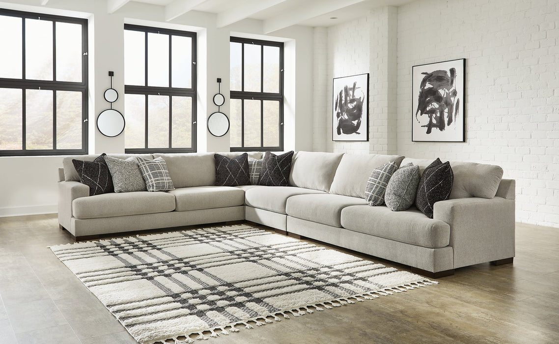 Artsie 4-Piece Sectional with Ottoman JR Furniture Store