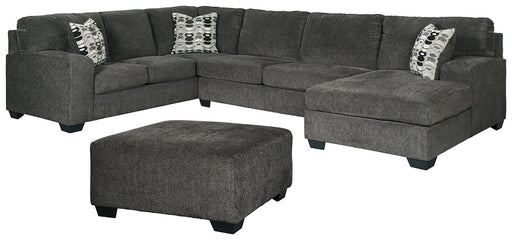 Ballinasloe 3-Piece Sectional with Ottoman JR Furniture Store