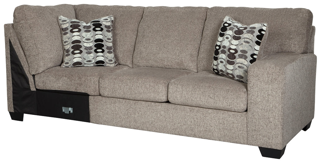Ballinasloe 3-Piece Sectional with Ottoman JR Furniture Store