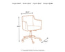 Baraga Home Office Swivel Desk Chair JR Furniture Store
