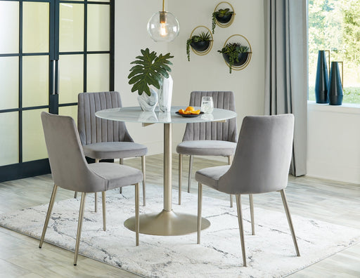 Barchoni Dining Table and 4 Chairs JR Furniture Store
