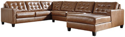Baskove 4-Piece Sectional with Chaise JR Furniture Store