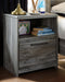 Baystorm One Drawer Night Stand JR Furniture Store
