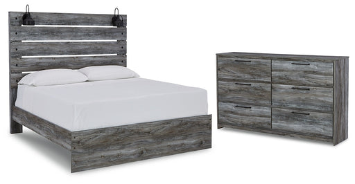 Baystorm Queen Panel Bed with Dresser JR Furniture Store