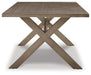 Beach Front RECT Dining Table w/UMB OPT JR Furniture Store