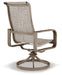 Beach Front Sling Swivel Chair (2/CN) JR Furniture Store