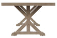 Beachcroft RECT Dining Table w/UMB OPT JR Furniture Store
