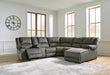 Benlocke 6-Piece Reclining Sectional with Chaise JR Furniture Store