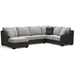 Bilgray 3-Piece Sectional with Ottoman JR Furniture Store