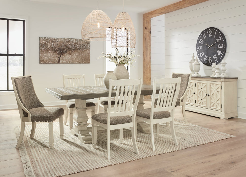 Bolanburg Dining Table and 6 Chairs with Storage JR Furniture Store